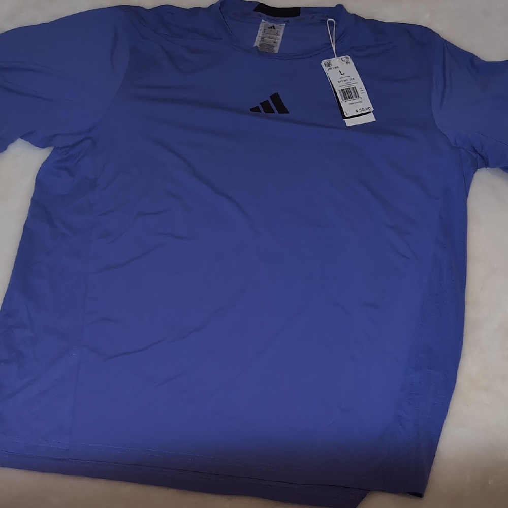 Adidas Men's Tee in Vibrant Purple